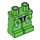 LEGO Fel groen Minifigure Heupen en benen met Grijs en Wit Knee Pads en Riem (13086 / 13087)