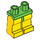 LEGO Fel groen Minifigure Heupen met Geel Poten (73200 / 88584)