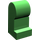 LEGO Leuchtend grün Minifigure Bein, Recht (3816)