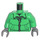 LEGO Jasno zielony Minifigurka Tułów Puffer Snow Coat z Zipper (973 / 76382)