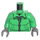 LEGO Leuchtend grün Minifigure Torso Puffer Snow Coat mit Zipper (973 / 76382)