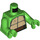 LEGO Fel groen Minifigure Torso Teenage Mutant Ninja Schildpad (973 / 76382)