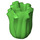 LEGO Leuchtend grün Mop Kopf (24085 / 76750)