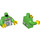 LEGO Leuchtend grün Ned Flanders &quot;HAIL TO THE CHEF&quot; Torso (973 / 76382)