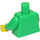 LEGO Bright Green Ned Flanders Minifig Torso (973 / 88585)