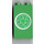 LEGO Bright Green Panel 1 x 2 x 3 with Recycling Sticker with Side Supports - Hollow Studs (74968 / 87544)