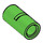 LEGO Leuchtend grün Stift Joiner Runden mit Steckplatz (29219 / 62462)