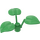 LEGO Leuchtend grün Anlage mit 3 Groß Blätter (6255)