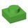 LEGO Fel groen Plaat 1 x 1 (3024 / 30008)
