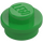 LEGO Fel groen Plaat 1 x 1 Rond (6141 / 30057)