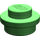LEGO Leuchtend grün Platte 1 x 1 Runden (6141 / 30057)