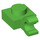 LEGO Vert clair assiette 1 x 1 avec Agrafe Horizontal (Clip en O ouvert épais) (52738 / 61252)