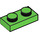 LEGO Bright Green Plate 1 x 2 (3023)