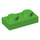 LEGO Fel groen Plaat 1 x 2 (3023 / 28653)