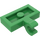 LEGO Leuchtend grün Platte 1 x 2 mit Horizontaler Clip (11476 / 65458)