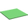 LEGO Vert clair assiette 16 x 16 avec dessous de côtes (91405)