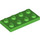 LEGO Bright Green Plate 2 x 4 (3020)