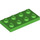 LEGO Bright Green Plate 2 x 4 (3020)