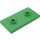 LEGO Fel groen Plaat 2 x 4 met 2 Studs (65509)