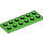 LEGO Leuchtend grün Platte 2 x 6 (3795)