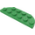 LEGO Fel groen Plaat 2 x 6 met Afgeronde hoeken (18980)