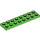 LEGO Verde brillante Piastra 2 x 8 (3034)