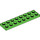 LEGO Bright Green Plate 2 x 8 (3034)