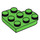 LEGO Fel groen Plaat 3 x 3 Ronde Hart (39613)