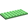 LEGO Leuchtend grün Platte 4 x 8 (3035)