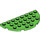 LEGO Fel groen Plaat 4 x 8 Rond Halve Cirkel (22888)