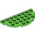 LEGO Leuchtend grün Platte 4 x 8 Runden Hälfte Kreis (22888)