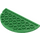 LEGO Fel groen Plaat 4 x 8 Ronde Halve Cirkel (22888)