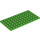 LEGO Fel groen Plaat 6 x 12 (3028)