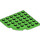 LEGO Bright Green Plate 6 x 6 Round Corner (6003)