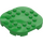 LEGO Fel groen Plaat 6 x 6 x 0.7 Rond Semicircle (66789)