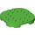 LEGO Leuchtend grün Platte 6 x 6 x 0.7 Runden Semicircle (66789)