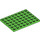 LEGO Vert clair assiette 6 x 8 (3036)