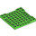 LEGO Verde brillante Piastra 8 x 8 x 0.7 con Cutouts (2628)