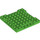 LEGO Bright Green Plate 8 x 8 x 0.7 with Cutouts (2628)