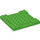 LEGO Fel groen Plaat 8 x 8 x 0.7 met Cutouts (2628)