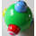 LEGO Fel groen Primo Rattle Bal met sliding knobs (75971)