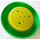 LEGO Leuchtend grün Primo Stacking Disc 137 mm mit MdLime Rattling Rocking Base