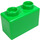 LEGO Bright Green Quatro Brick 1 x 2 (63.4 X 31.4) (48287)