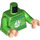 LEGO Verde brillante Rey con Navidad Jersey Minifigura Torso (973 / 76382)