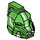 LEGO Bright Green Robot Sidekick with Armor Head (12957)