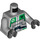 LEGO Bright Green Robot Sidekick with Armor Torso (973 / 76382)