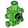 LEGO Bright Green Robot Torso (24078)