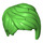 LEGO Fel groen Kort Tousled Haar naar Links geveegd (37823)