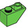 LEGO Vert clair Pente 1 x 2 (45°) Inversé (3665)