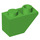 LEGO Leuchtend grün Steigung 1 x 2 (45°) Invertiert (3665)